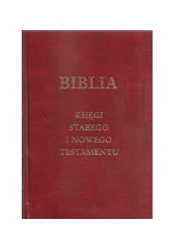 Biblia księgi starego i nowego testamentu