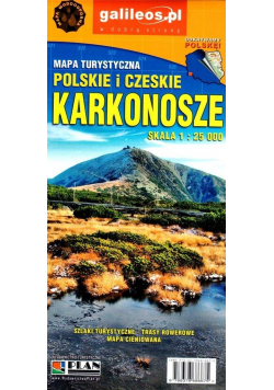 Mapa - Polskie i czeskie Karkonosze 1:25 000