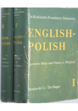 English-polish I/ Polish-english II, zestaw 2 książek