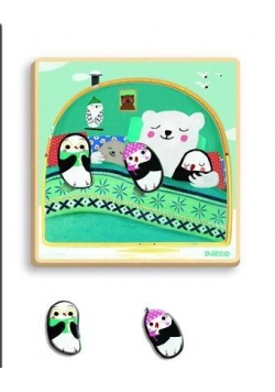 Puzzle dla najmłodszych 3 plansze - Igloo