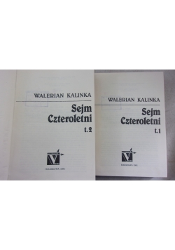 Sejm czteroletni, tom I i II