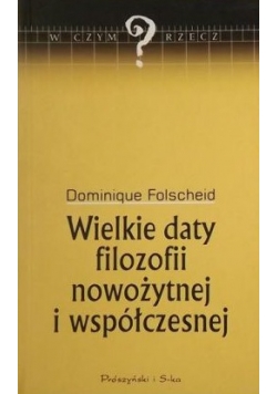 Wielkie daty filozofii starożytnej i średniowiecznej