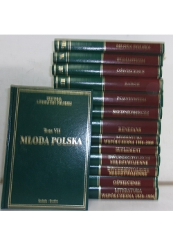 Historia literatury Polskiej, Zestaw 13 książek
