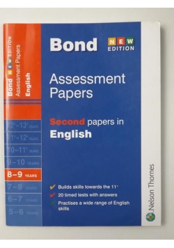 Assessment Papers - Second Papers in English 8-9 Years
