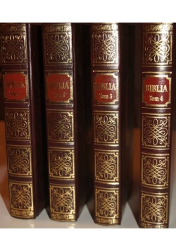 Biblia to jest księgi starego i nowego testamentu, tom 1-4, Reprint z 1599 r.