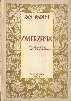 Zwierzenia, 1923r.