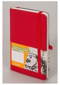 Notes A6 Kratka Impresja Czerwony ANTRA