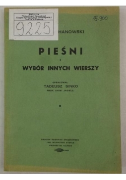 Pieśni i wybór innych wierszy, 1945r.