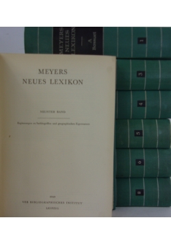 Meyers Neues Lexikon Zestaw 7 książek