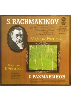 Concerto No. 1 for Piano and Orchestra Rhapsody an a Theme of Paganini for  Piano and Orchestra, płyta winylowa