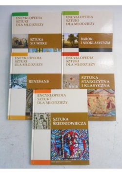 Encyklopedia sztuki dla młodzieży, 5 tomów