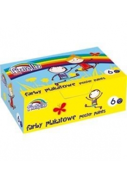 Farby plakatowe 6 kolorów x 20ml GRAND