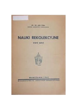 Nauki rekolekcyjne, 1947 r.