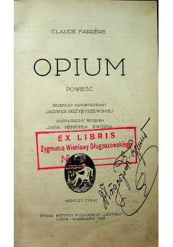 Opium 1919 r
