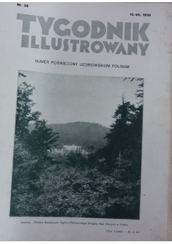Tygodnik ilustrowany, nr 27 do 52, 1930 r.