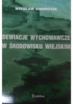 Dewiacje wychowawcze w środowisku wiejskim