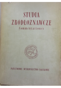 Studia źródłoznawcze XI