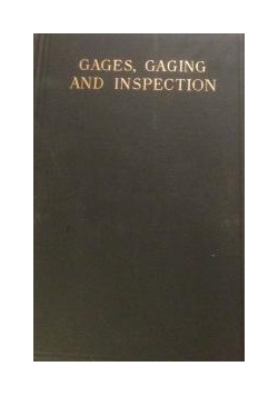 Gages, Gaging and Inspection, 1920 r.