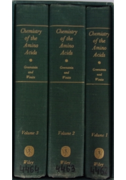 Chemistry of the Amino Acids,Tom I-III
