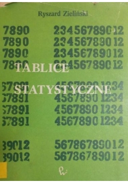 Tablice statystyczne