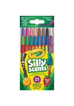 Kredki wykręcane Silly Scents Mini 21 sztuk