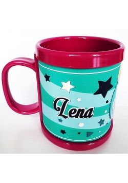 Kubek imienny dla dziecka Kraina Lodu Lena