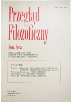 Przegląd Filozoficzny Nr 4