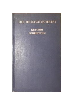 Die Heilige Schrift . Ketubim Schrifftum, 1937r
