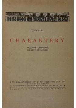 Charaktery ,1950 r.