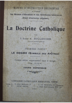 La Doctrine Catholique 1927 r.