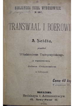 Transwaal i Boerowie 1899 r.