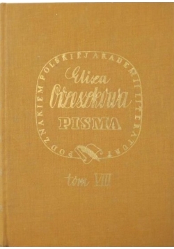 Pisma, tom VIII, 1937 r.