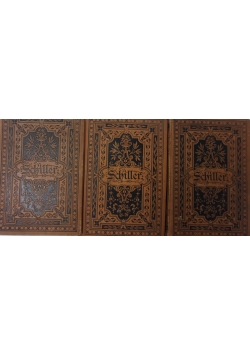Schillers sammtliche Werke zestaw 3 książek