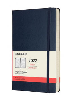 Kalendarz 2022 dzienny 12ML tw. sapphire blue