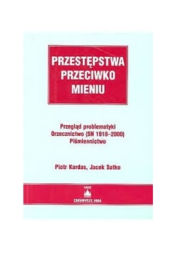 Przestępstwa przeciwko mieniu