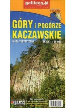 Mapa turystyczna-Góry/Podgórze Kaczawskie 1:50 000
