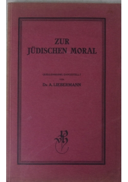 Zur Judischen Moral