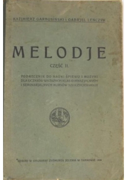 Melodje, Część II, 1928 r.