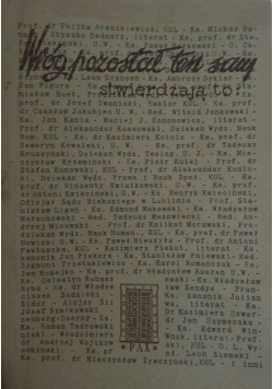 Wróg pozostał tem sam