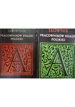 Słownik pracowników książki polskiej Zestaw 2 książek