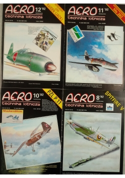 Aero technika lotnicza, zestaw 4 magazynów