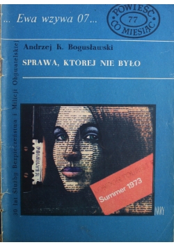 Sprawa której nie było