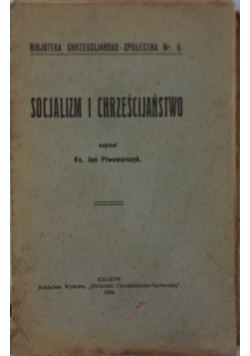Socjalizm i chrześcijaństwo, 1924 r.