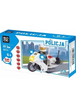 Klocki Blocki Policja Motocykl