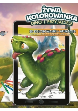 Żywa kolorowanka 3D Dino i przyjaciele