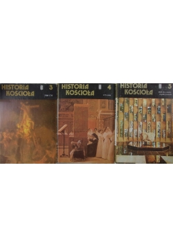 Historia kościoła zestaw 3 książek