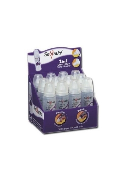 Klej dwustronny Snopake TwinTip 28 ml przeźroczysty display 12 sztuk