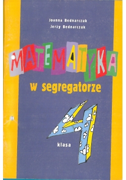 Matematyka w segregatorze klasa 4