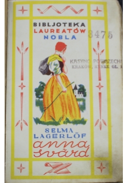 Anna Svard powieść 1929 rok