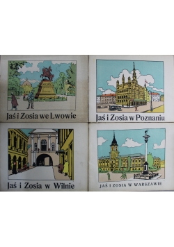 Jaś i Zosia zestaw 4 książek około 1925 r.